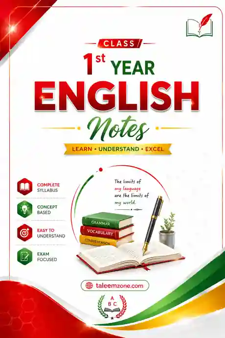 1st year English Notes 